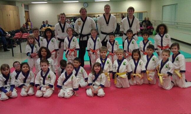 Little Dragons and their instructors at the Schuetze Recreation Center, City of Waukesha, WI.